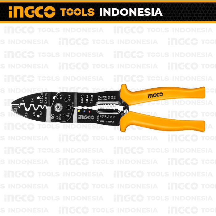 Wire Stripper (10") INGCO HWSP101 Tang Multi Crimping Skun Kupas Kabel