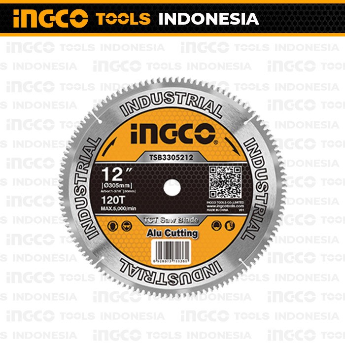 Aluminium TCT Saw Blade (12") INGCO - Mata Potong Gergaji Miter Mitre