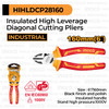 Insulated High Leverage Diagonal Cutting Pliers (6" Inch / 152 mm) INGCO HIHLDCP28160 Tang Potong Pemotong Kabel Anti Listrik Tegangan Tinggi