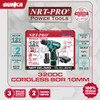 Cordless Drill 12V (10 mm 1B1C) NRT-Pro 320DC Mesin Bor Besi Kayu Screwdriver Obeng Baterai