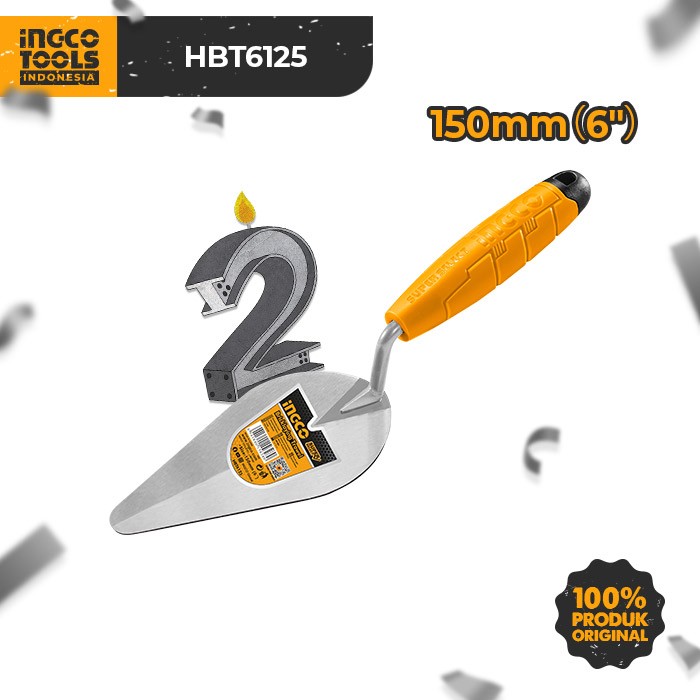 Bricklaying Trowel (6") INGCO HBT6125 Sendok Cetok Semen Acian Adukan