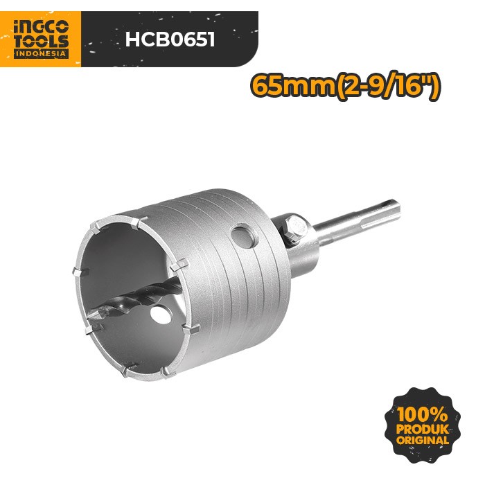 Hole Core Bit TCT (65mm) INGCO HCB0651 Mata Bor Pelubang Tembok Beton