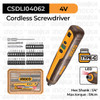 Cordless Screwdriver (4V 5Nm) INGCO CSDLI04062 Obeng Listrik Mini Kecil Type-C