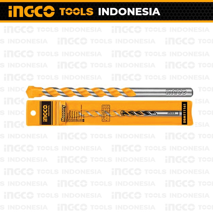 10Pcs Masonry Drill 5×85 mm INGCO - Mata Bor Tembok Beton 5mm 5x85mm