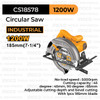 Circular Saw (7”) INGCO CS18578 Gergaji Putar Kayu Serkel Circle