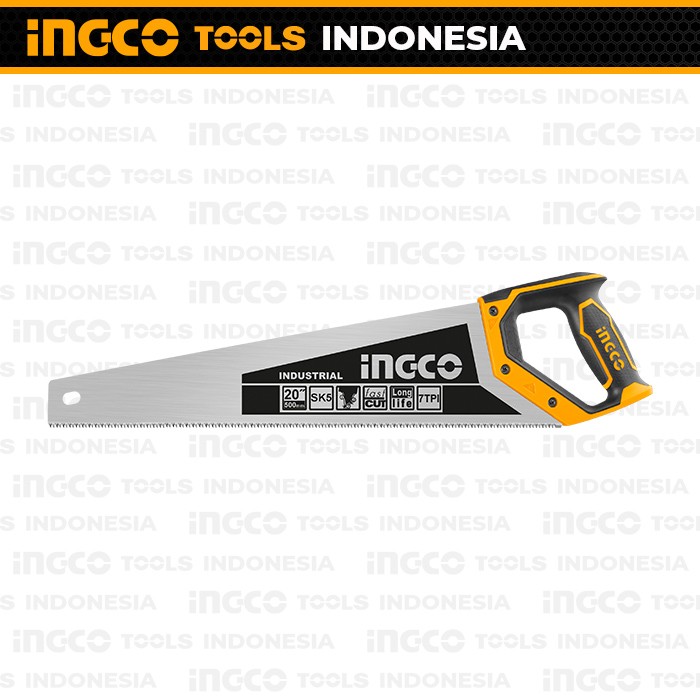 Hand Saw (20"/500MM) Fast Cut INGCO HHAS28500 Gergaji Tangan Kayu PVC