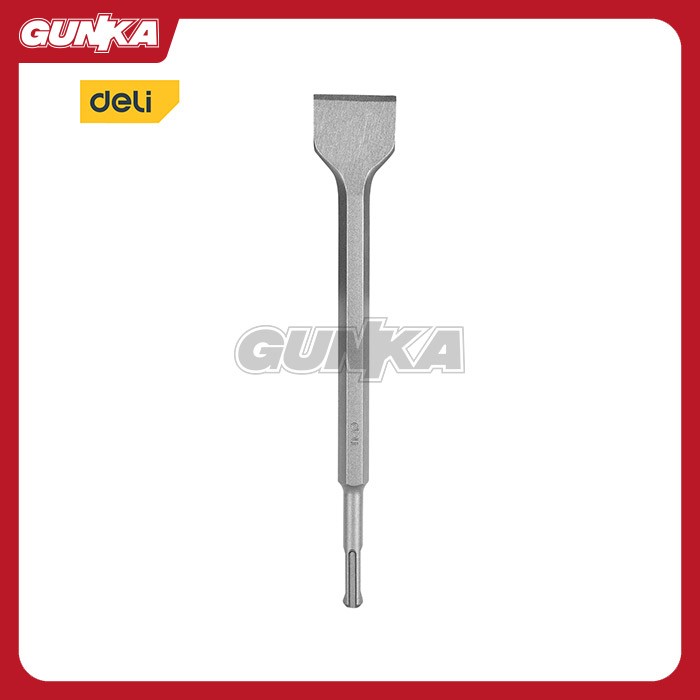 SDS-Plus Flat Chisel (40mm) DELI EDH-YBZ40250-E1 Mata Bor Pahat Bobok Universal Beton 14 x 250