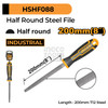 Half Round Steel File (200mm/8") INGCO HSHF088 Kikir Besi 1/2 Bulat