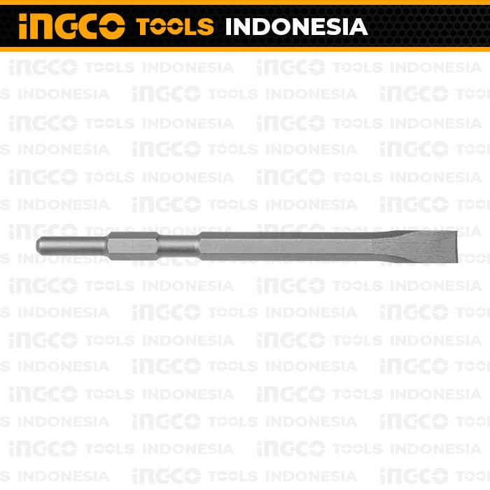 SDS-Hex Chisel Flat (22 mm) INGCO - Mata Bor Bobok Pahat Tembok Beton