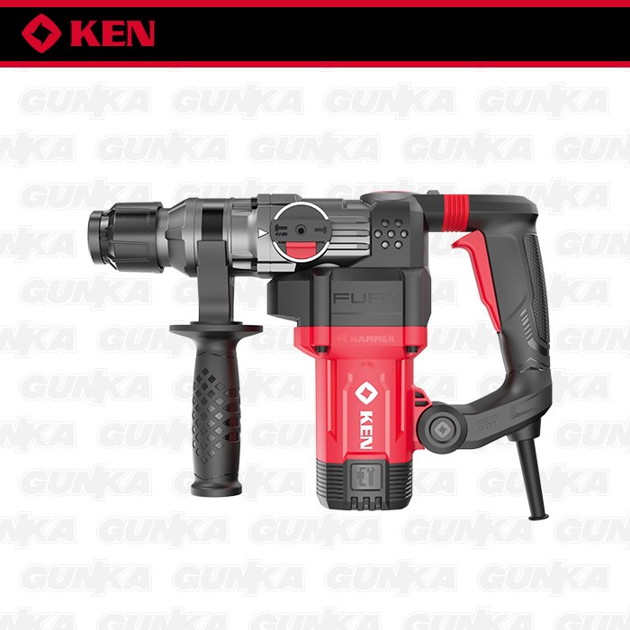 Heavy-Duty Rotary Hammer Drill (SDS-Plus 1010W) KEN-2928G Mesin Bor Bobok Beton Listrik Dual Mode Durable Industrial High-Grade Milwaukee OEM