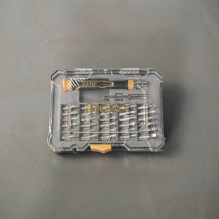 32Pcs Precision Screwdriver Set INGCO HKSDB0348 Obeng Presisi Reparasi