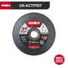 Thin 1.0mm Cutting Disc (4"/107mm) GUNKA Pro GK-ACTP107 Mata Batu Potong Gerinda Gurinda Grenda Angle Grinder Tipis Pemotong Besi Metal Inox Stainless Steel Iron-Free Max-Durability WA60-T4BF