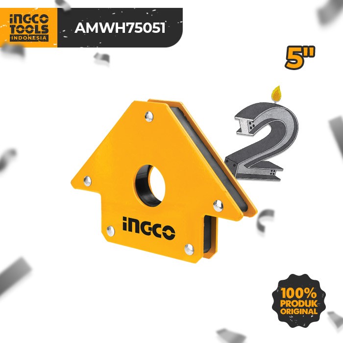 Magnetic Welding Holder (5") INGCO AMWH75051 - Siku Magnet Las Arrow