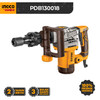 Demolition Breaker (7 Kg 20J) INGCO PDB130018 Mesin Bobok Tembok 1300W Lantai Dinding Beton Cor Coran SDS-Hex Anti Kebas Vibration System ex PDB13008