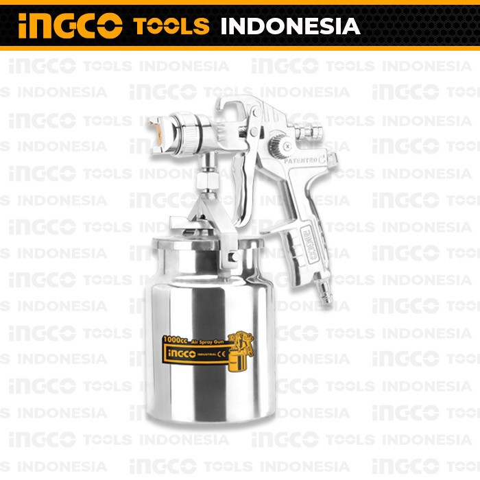 HVLP Air Spray Gun 1000 ml INGCO ASG2101 Cat Semprot PROFESIONAL Paint