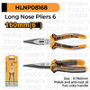 Long Nose Pliers (6" Inch / 160 mm) INGCO HLNP08168 Tang Buaya Hidung Runcing Lancip