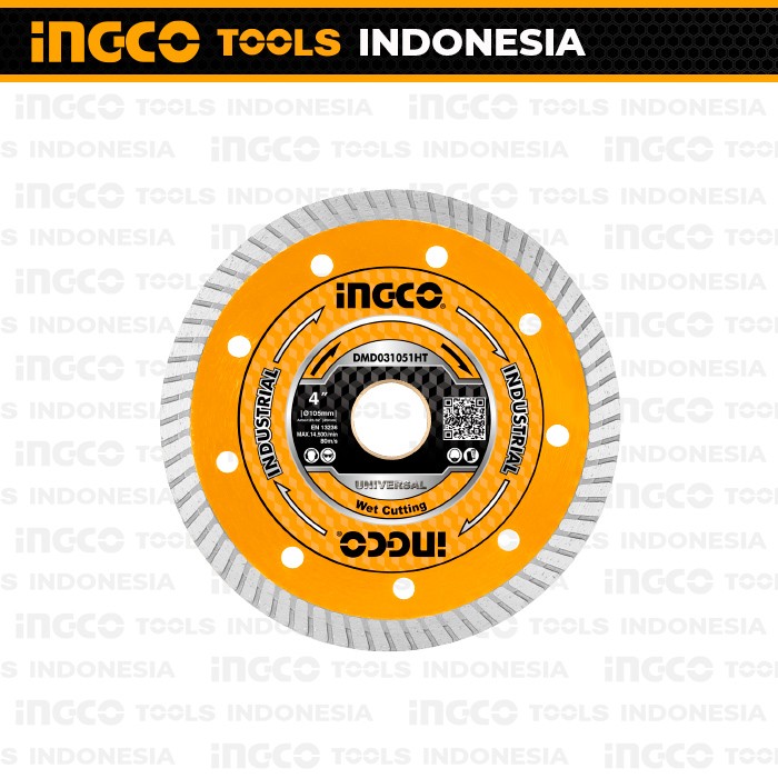 Diamond Wheel (Wet 4") INGCO - Mata Pisau Potong Marmer Keramik Granit