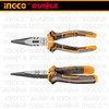 Long Nose Pliers (6" Inch / 160 mm) INGCO HLNP08168 Tang Buaya Hidung Runcing Lancip