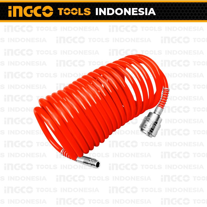 Spiral Air Hose (15 M) INGCO AH1151-3 - Selang Angin Kompresor Recoil
