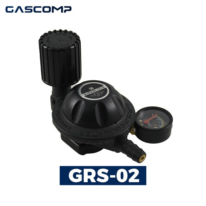 REGULATOR GAS LPG / REGULATOR SUPERLOCK GASCOMP GRS 01 / GRS 02 / GRT2D