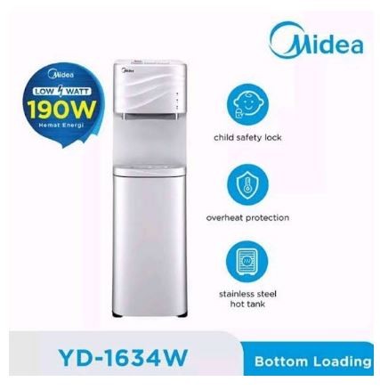 Dispenser Midea YD1634W Galon Bawah IC