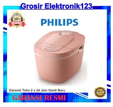 Philips Digital Rice Cooker Series HD 4716/31 Magicom Digital 1.8 L Pink