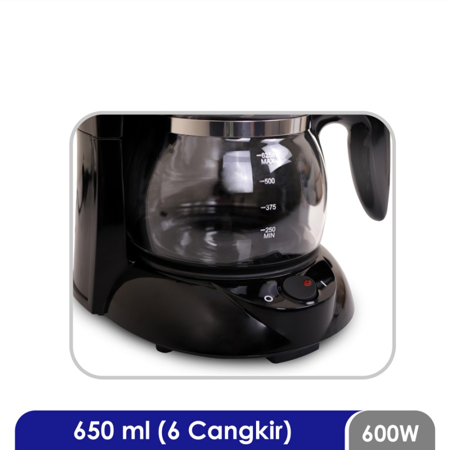 Cosmos CCM 307 N Coffee Maker Mesin Pembuat Kopi Kapasitas 0.65L