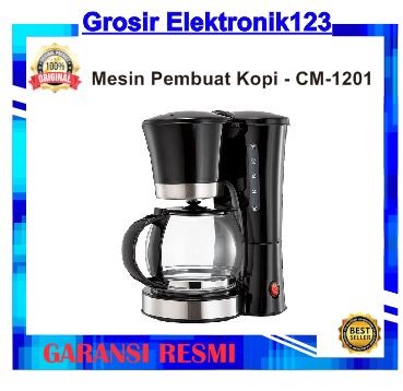 IDEALIFE - Coffee Maker – Mesin Pembuat Kopi - CM-1201 (1.2 Litre / 12 cups)
