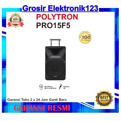 POLYTRON SPEAKER AUDIO PAS PRO 15F5 PRO15F5 USB BLUETOOTH PORTABLE