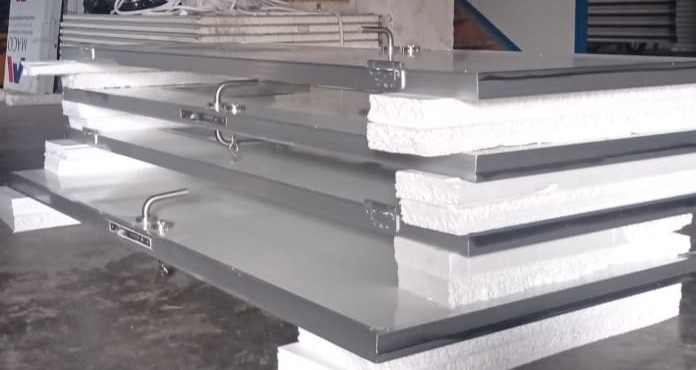 Pintu Sandwich Panel EPS tebal 4cm/5cm "Full set" INSULATECH