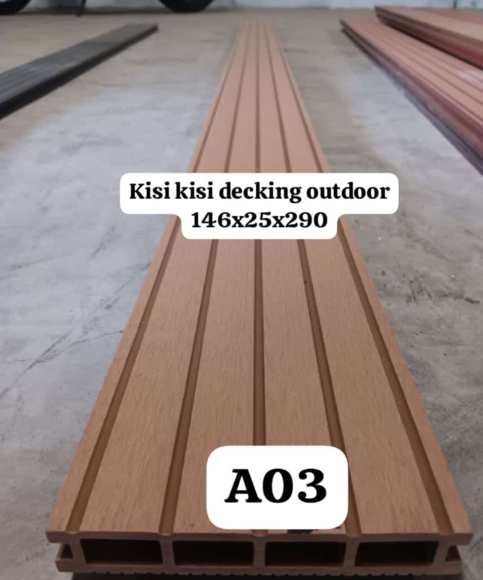 Decking kayu wpc outdoor 146 X 25 X 290 MM