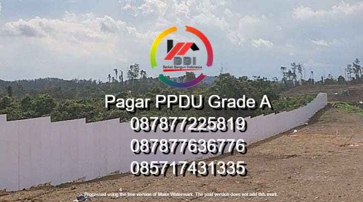 Panel PPDU ( Panel Plastik Daur Ulang ) GRADE A - TIDAK BELANG
