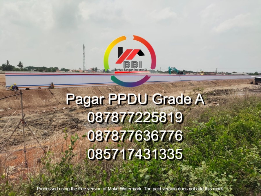 Panel PPDU ( Panel Plastik Daur Ulang ) GRADE A - TIDAK BELANG