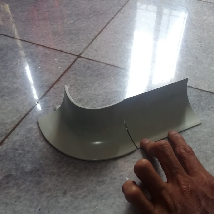 INSULATECH Male curving angle sandwich panel - Putih