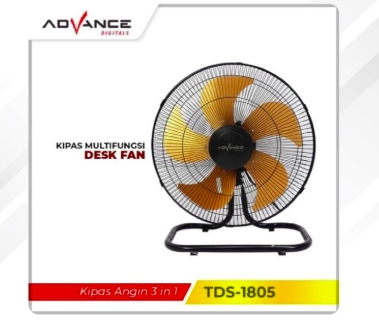 Advance TDS-1805 Kipas Angin 3in1 Stand / Desk / Wall 18 Inch TDS-1805