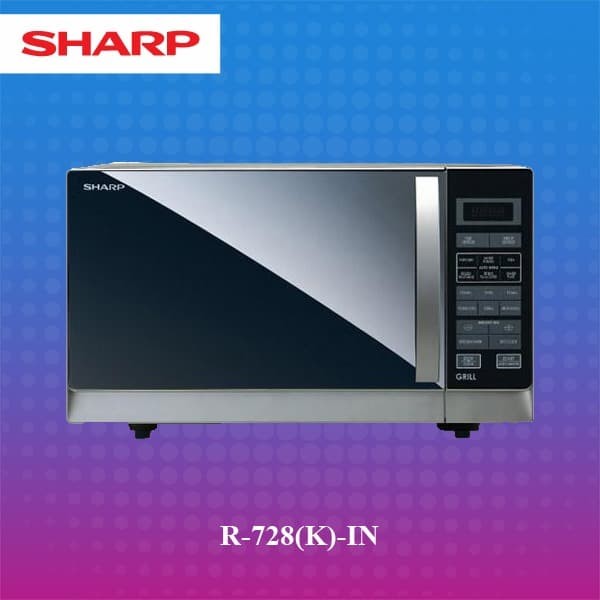 Sharp - R-728(K)-IN Microwave 25L Grill 1000W