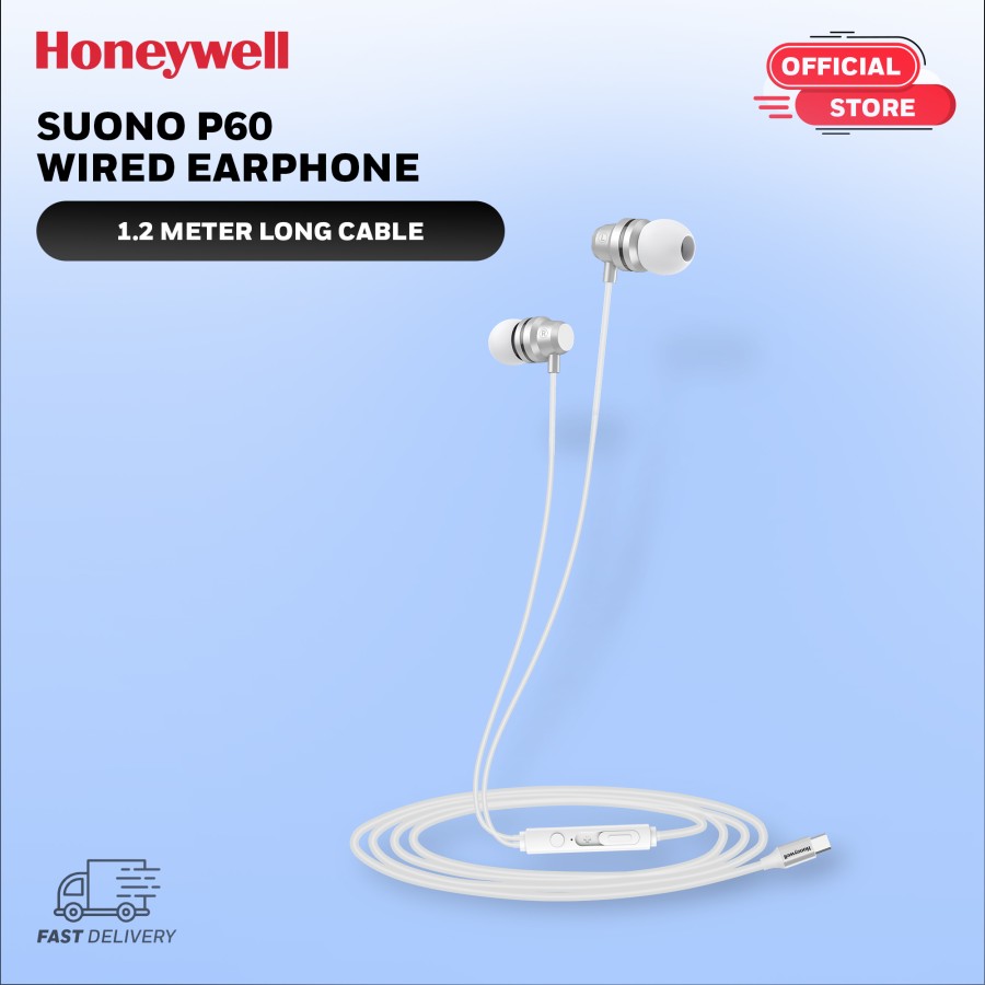 Honeywell Suono P60 Wired Earphones with Built in Mic