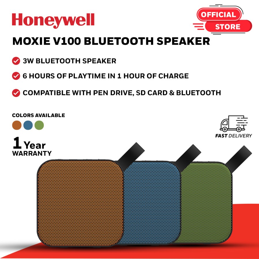 Honeywell Moxie V100 Bluetooth Speaker