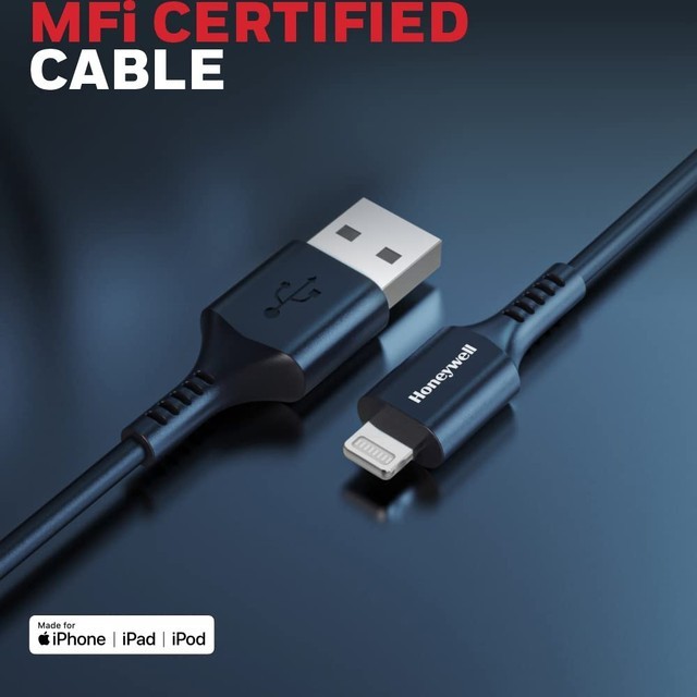 Honeywell Kabel Data Lightning iPhone iPad MFi Certified - 1.8 Meter