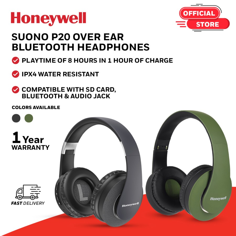 Honeywell Suono P20 Bluetooth Headphones