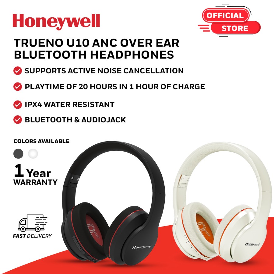 Honeywell Trueno U10 ANC Bluetooth Headphones