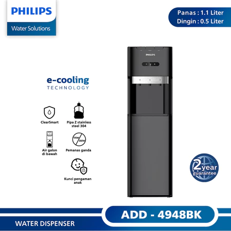 Philips Water Dispenser Bottom Loading ADD4948BK - Hitam