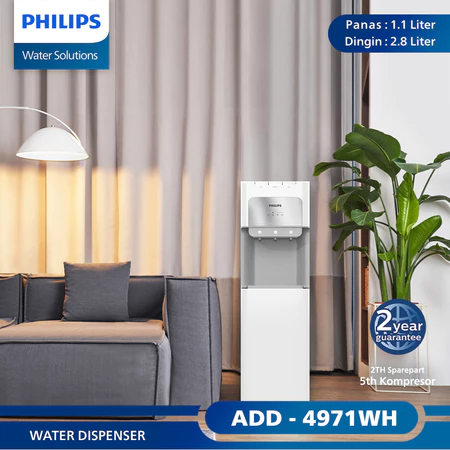 Philips Water Dispenser Bottom Loading ADD4971WH- Putih/Hitam