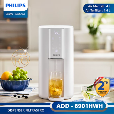 Philips Aquaporin Reverse Osmosis Water Purifier ADD6901WH - Putih - FREE UV Tumblr by Philips