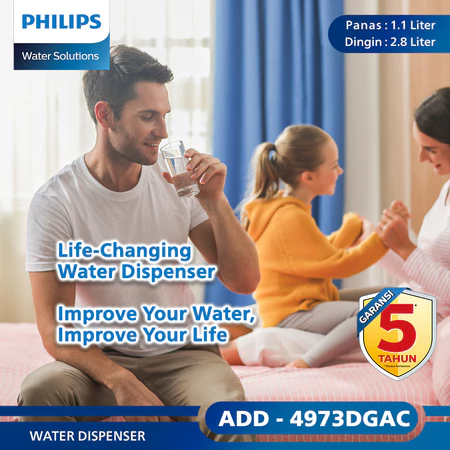 Philips Dispenser Bottom Loading ADD4973DGAC - Abu Tua (Filter Microplastic + Anti BPA)