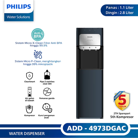 Philips Dispenser Bottom Loading ADD4973DGAC - Abu Tua (Filter Microplastic + Anti BPA)