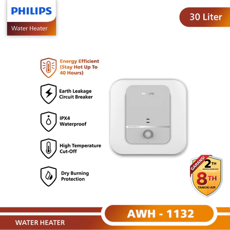 Philips Water Heater AWH-1132 30 Liter 500 Watt - Putih