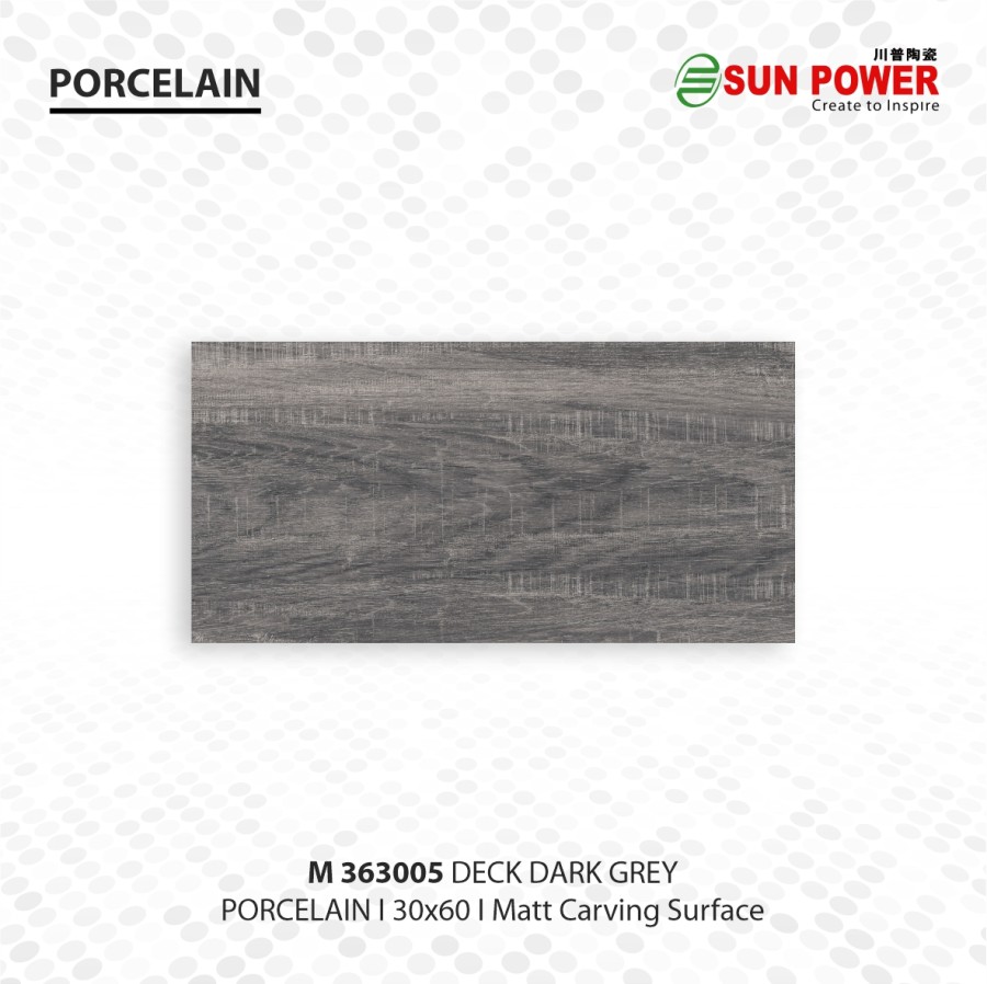 Granit Dinding Matt Carving - Deck Series 60x60 | Sun Power