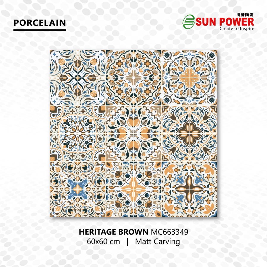 Granit Lantai Matt 60x60 - Heritage Series | Sun Power
