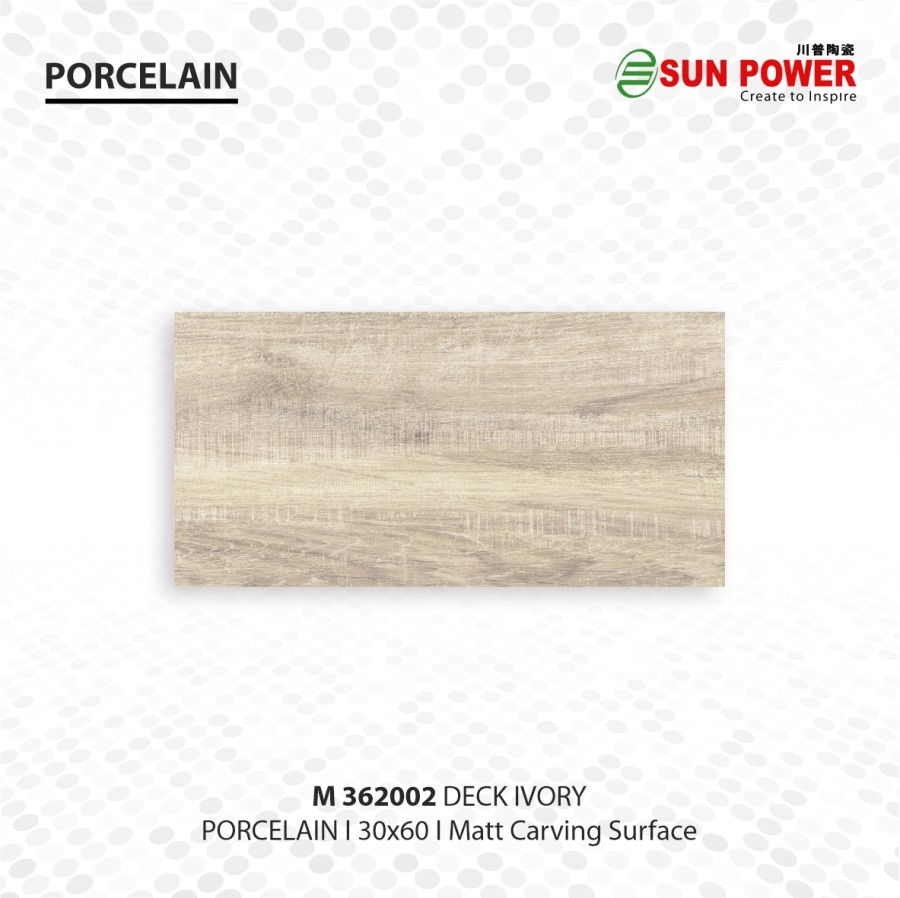 Granit Dinding Matt Carving - Deck Series 60x60 | Sun Power